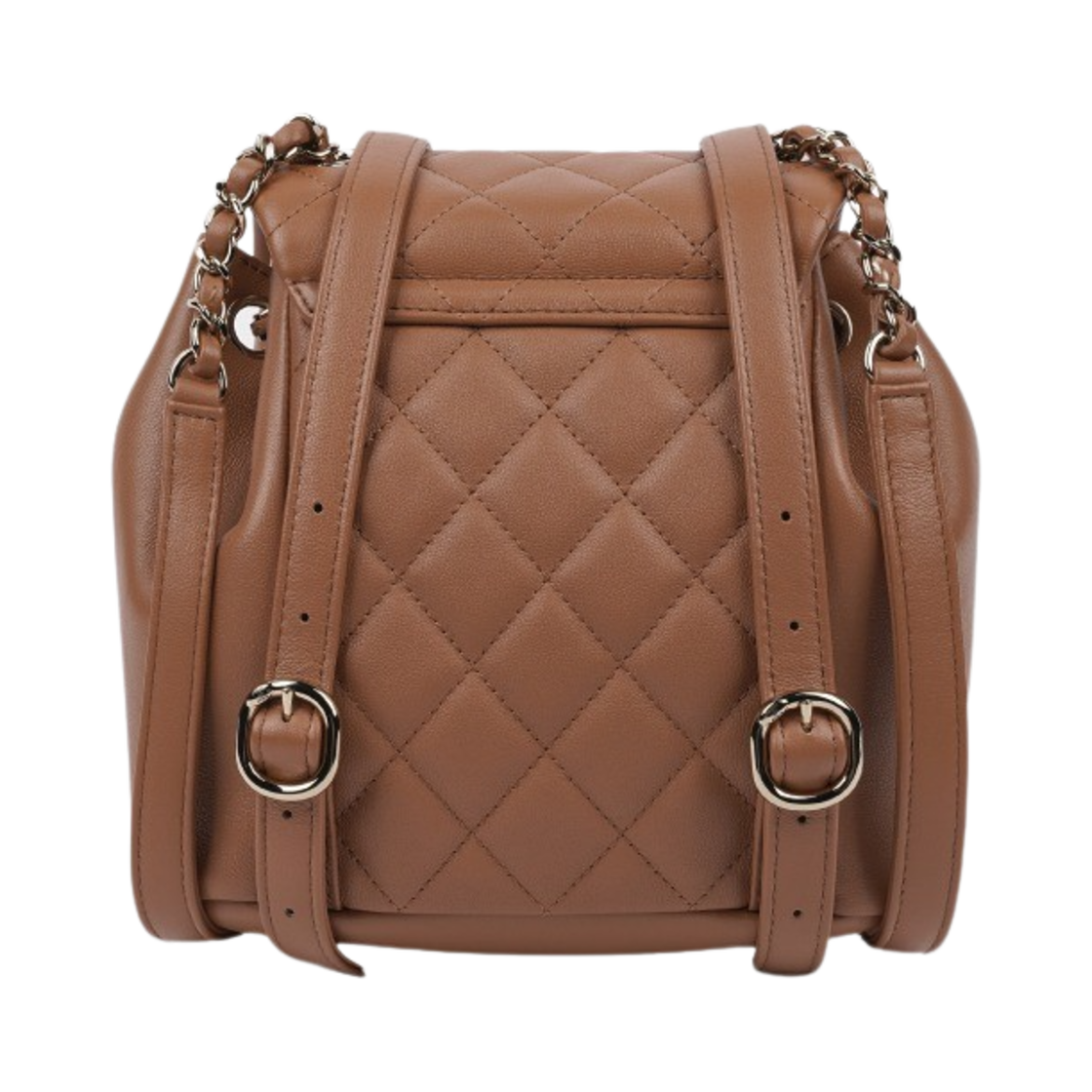 샤넬 스몰 백팩 카프스킨 & 골드 메탈 카멜(Chanel Small Backpack Calfskin & Gold Camel) - 2