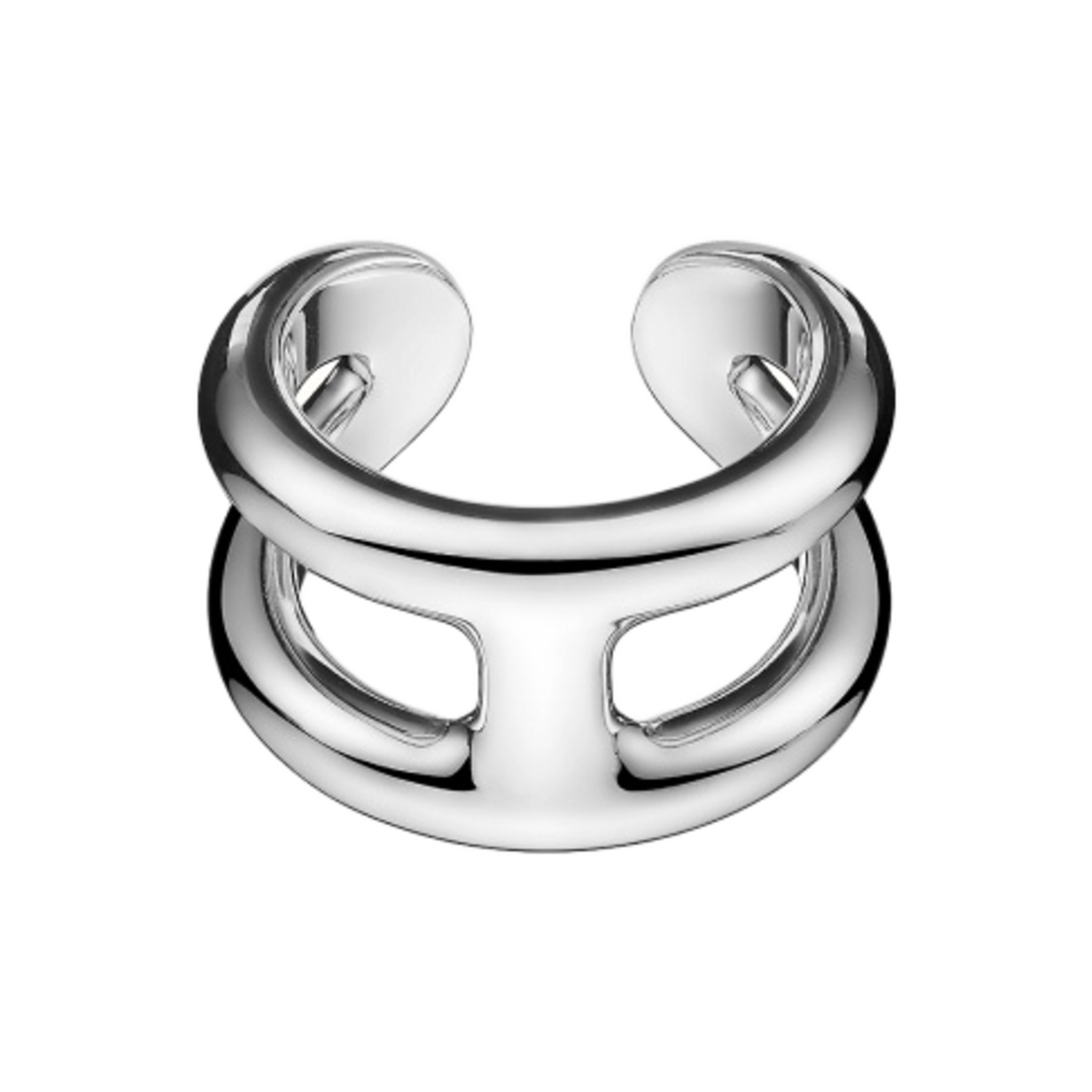 (W) 에르메스 스몰 오스모스 링 스털링 실버((W) Hermes Small Osmose Ring Sterling Silver) - 1