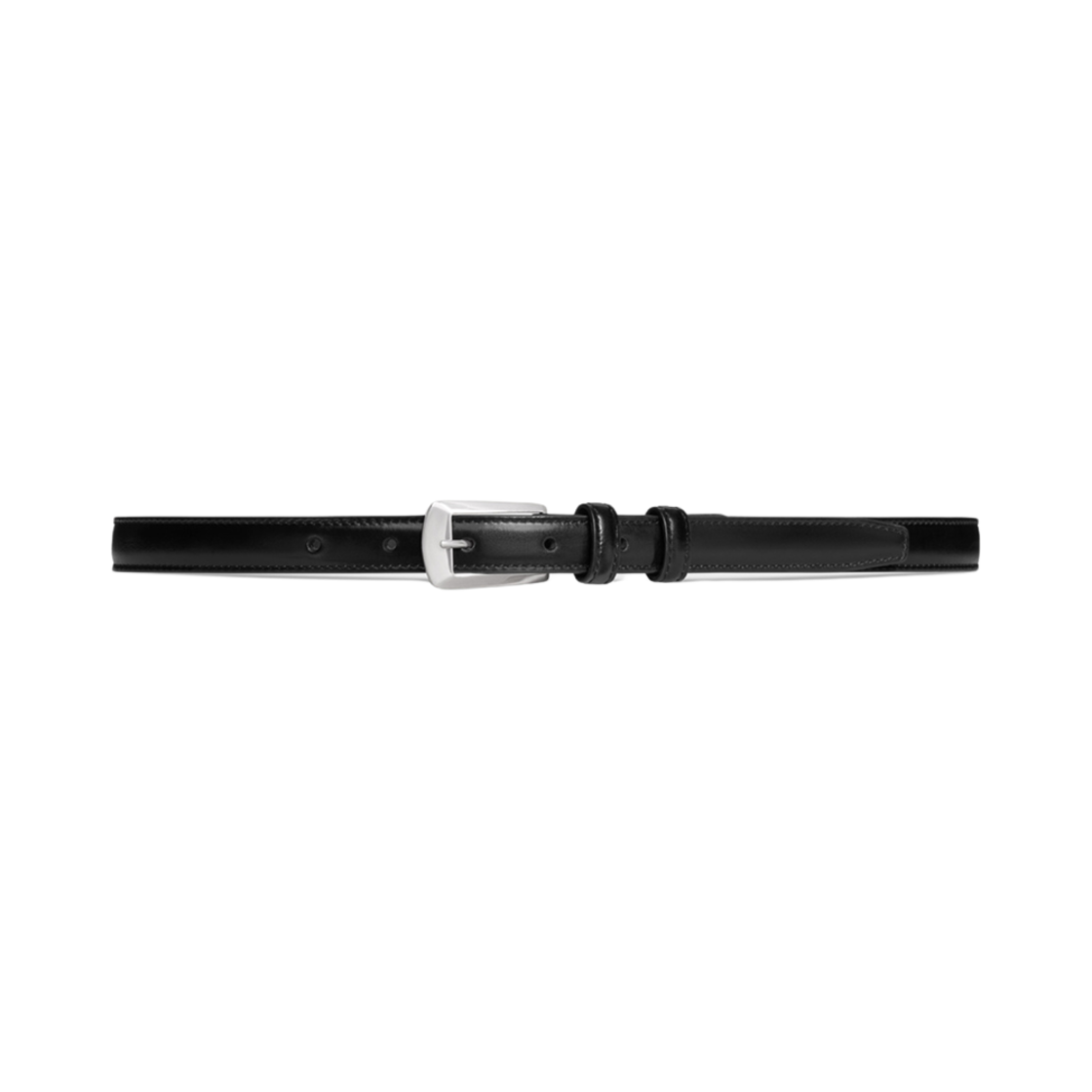 45B143A01-38SI Celine BC-02 18mm Belt in Taurillon Leather Black