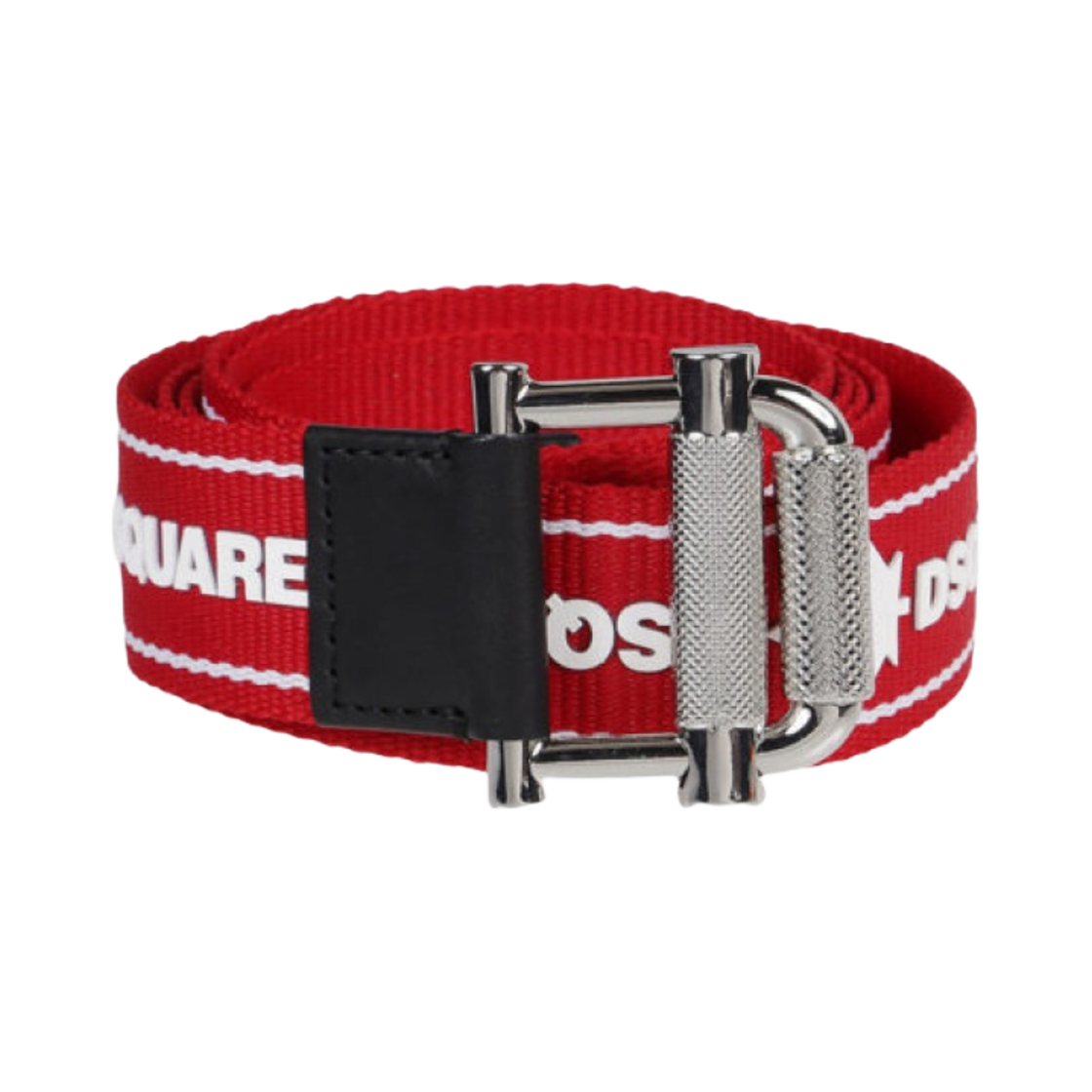 BEM027220200394M994 Dsquared2 Logo Tech Fabric Belt Red