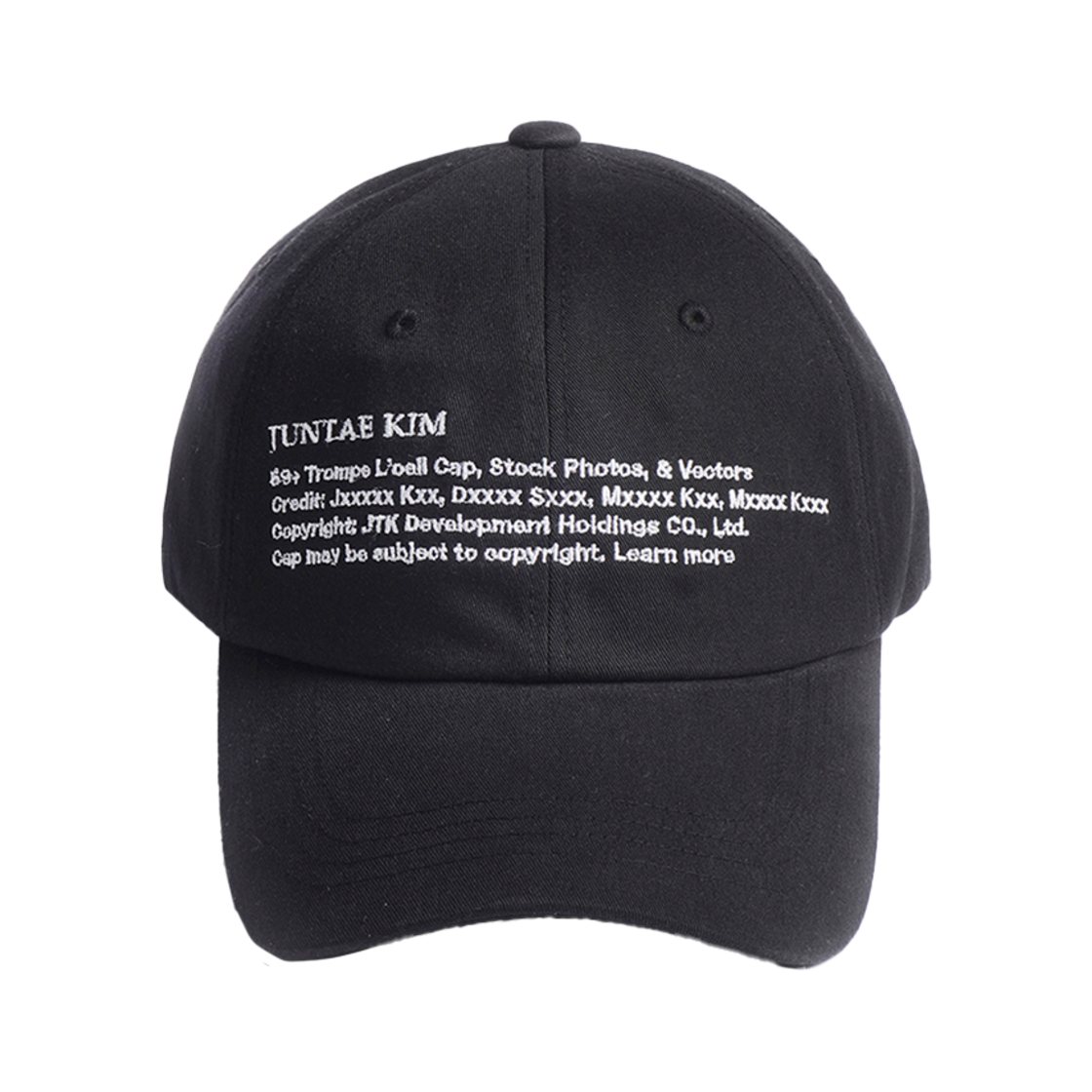 JTK_ARTISANAL_TL05 JTK ARTISANAL JTK Copyright Cap Black