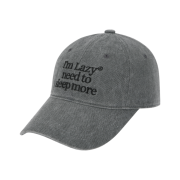 Lazyz Sleep More Washing Ball Cap Pigment Charcoal