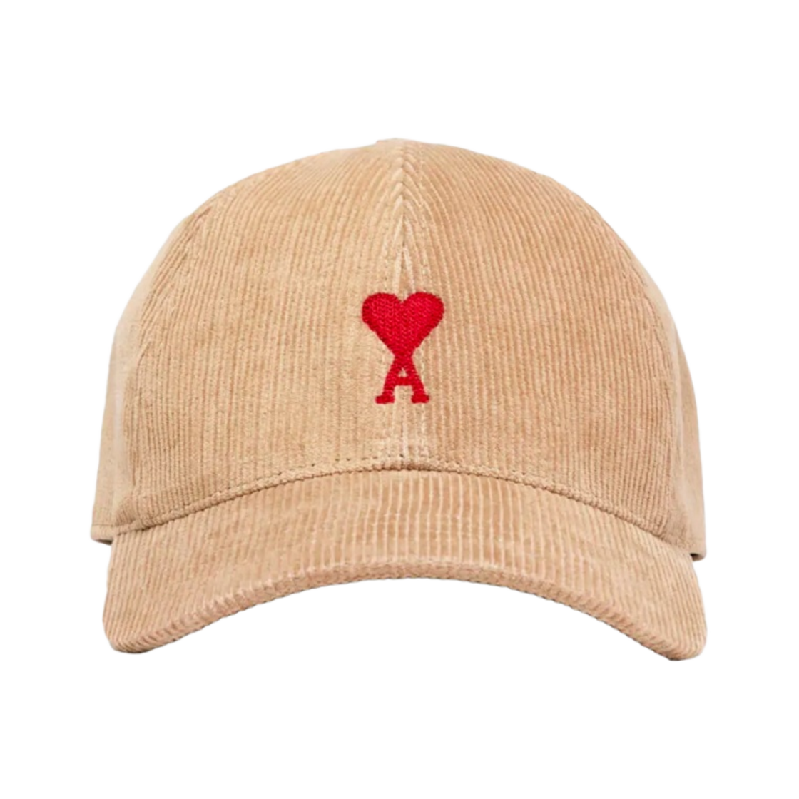 H21HA213-449-265 AMI de Coeur Corduroy Baseball Cap Champagne