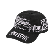 Supreme City Patches 6-Panel Black - 23SS