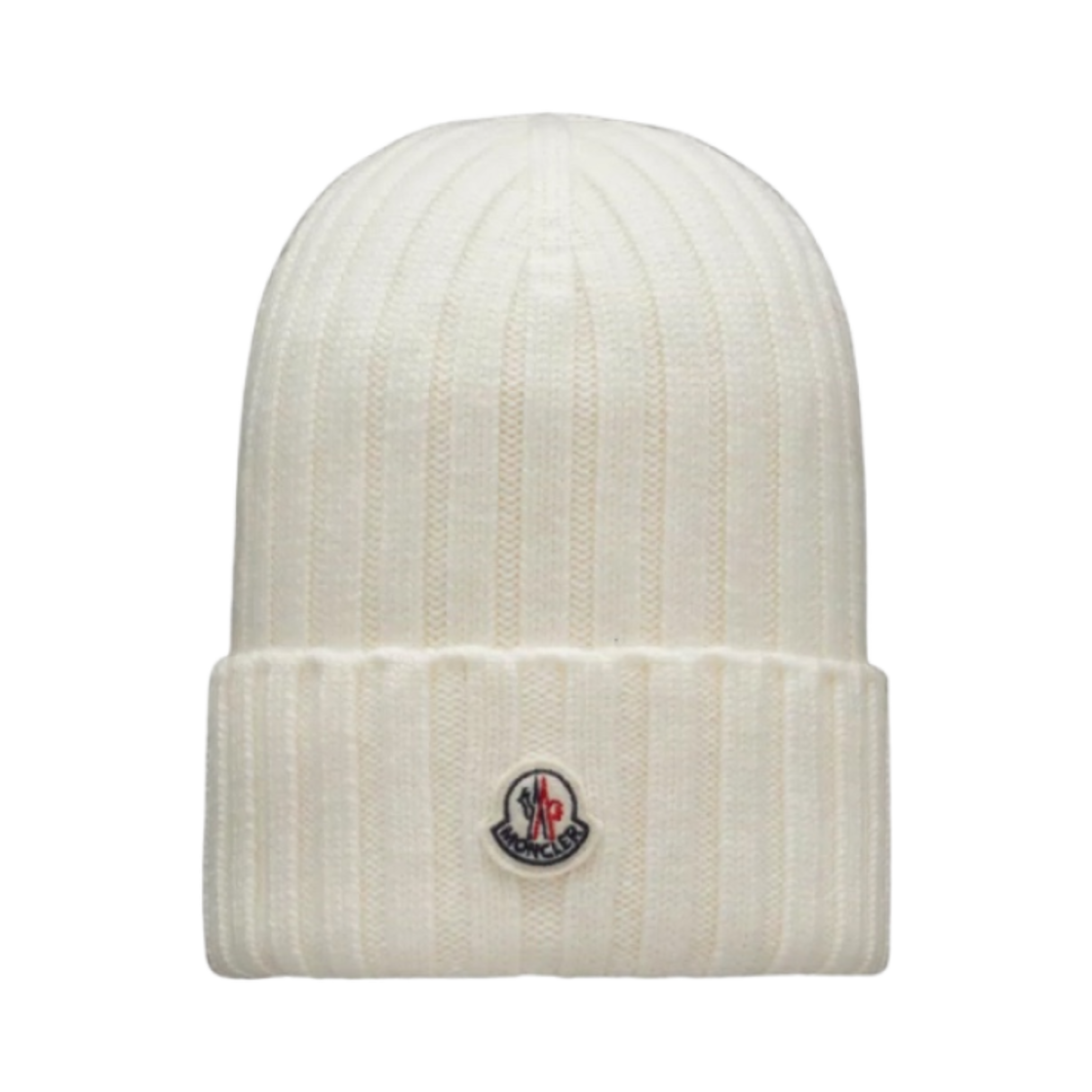 몽클레르 울 비니 화이트 - 24FW(Moncler Wool Beanie White - 24FW)