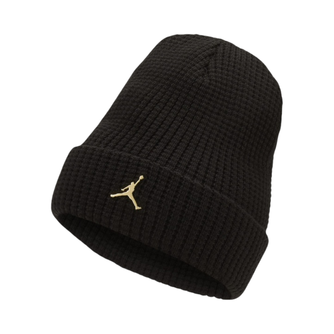 DM8272-010 Jordan Utility Beanie Black Metallic Gold