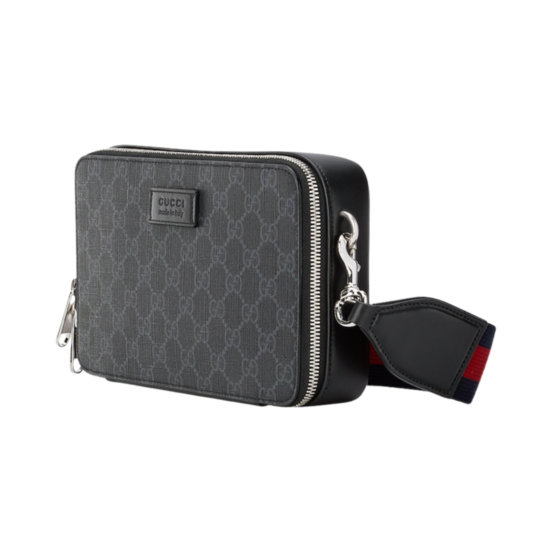 구찌 GG 슈프림 미니 숄더백 블랙 슈프림(Gucci GG Supreme Mini Shoulder Bag Black Supreme) - 1