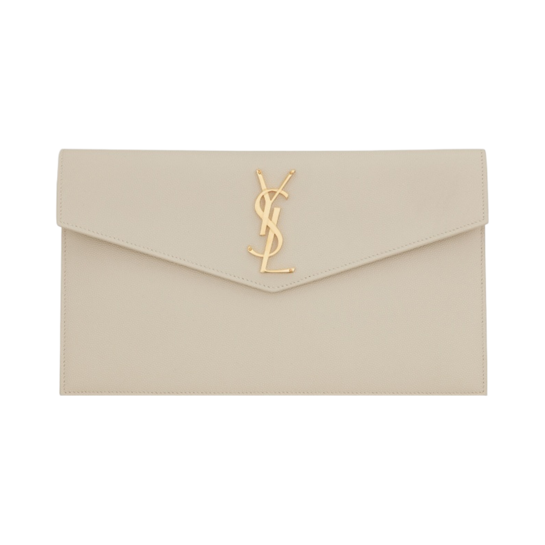 생로랑 그랑 드 뿌드르 엠보스 레더 업타운 파우치 블랑 빈티지(Saint Laurent Uptown Pouch in Grain de Poudre Embossed Leather Blanc Vintage) - 1