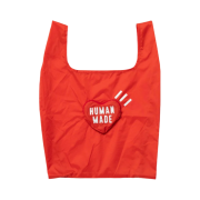 Human Made Packable Nylon Tote Bag Red