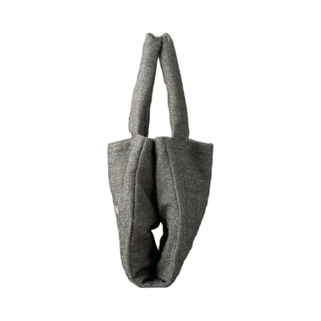 시텐 스파클리 클리어 로고 토트백 실버(Citen Sparkly Clear Logo Tote Bag Silver) - 3