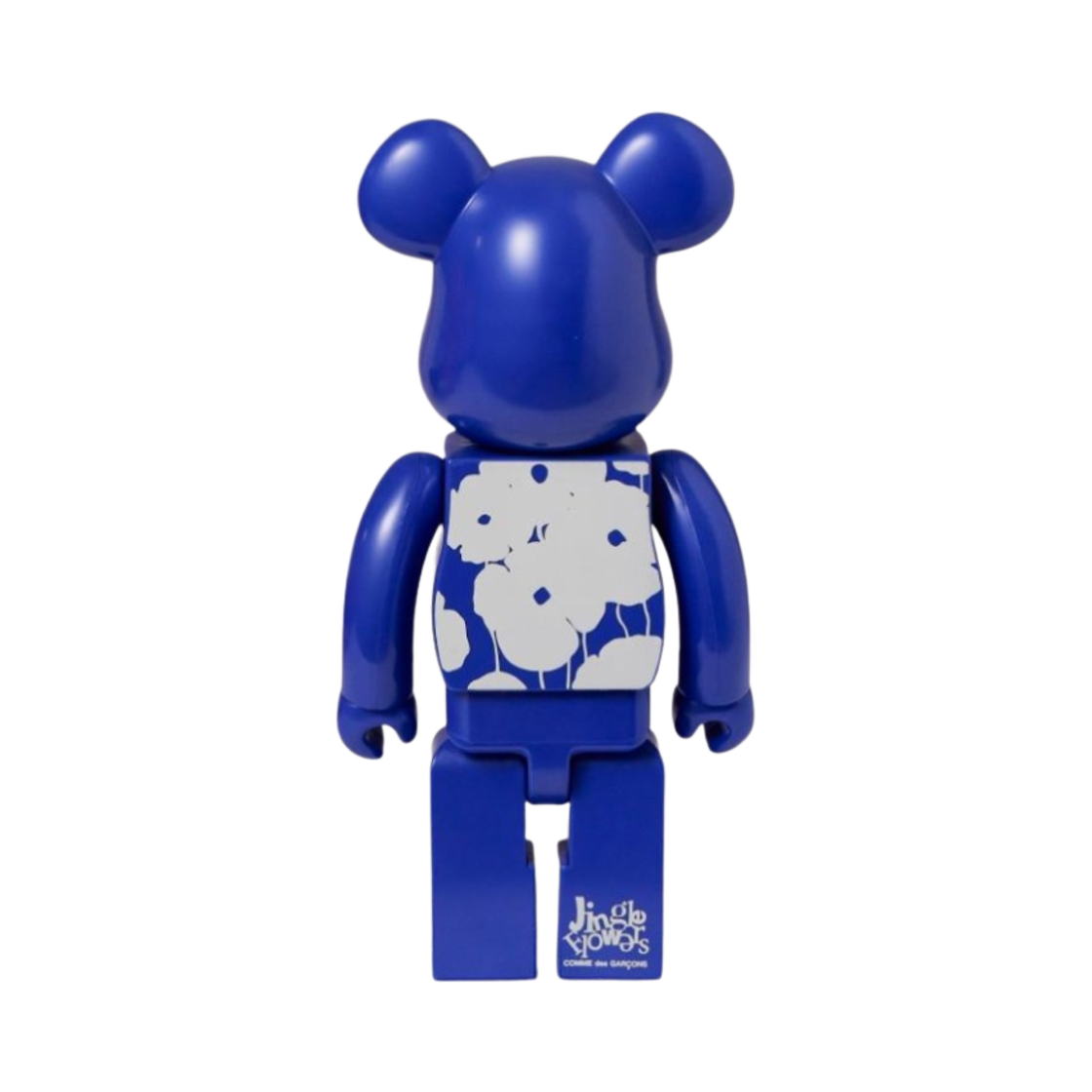 베어브릭 x 꼼데가르송 징글 플라워 400% 블루