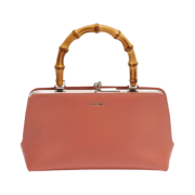 Jil Sander Goji Bamboo Mini Bag Dark Pink
