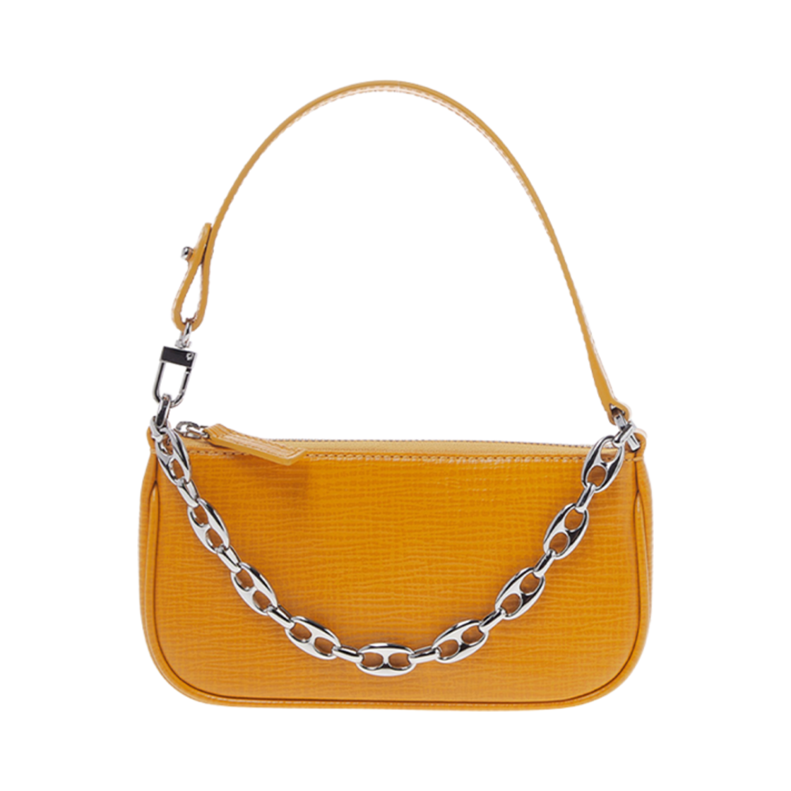 22CRMIRASNFESMA By Far Mini Rachel Chain Shoulder Bag Sunflower