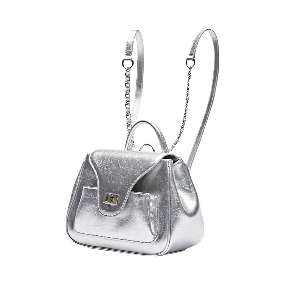 아포아 파오 체인 백팩 실버(APOA Pao Chain Backpack Silver)
