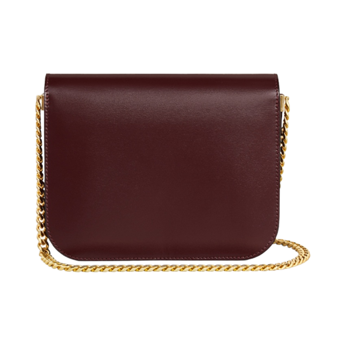셀린느 컬리지 트리옹프 백 샤이니 카프스킨 다크 버건디(Celine College Triomphe Bag in Shiny Calfskin Dark Burgundy) - 3
