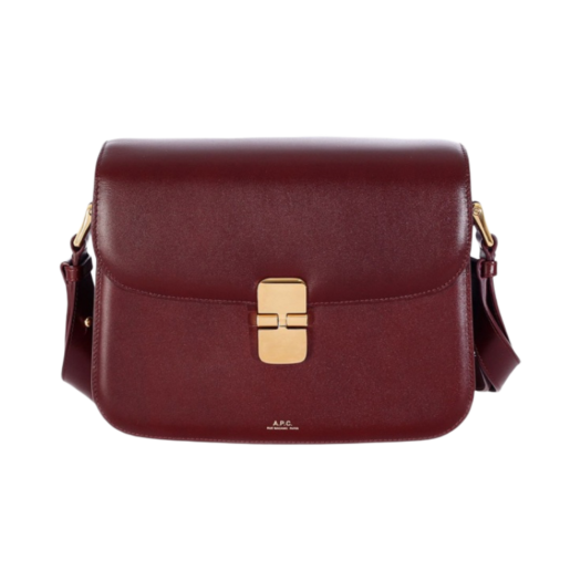A.P.C. Grace Shoulder Bag Wine