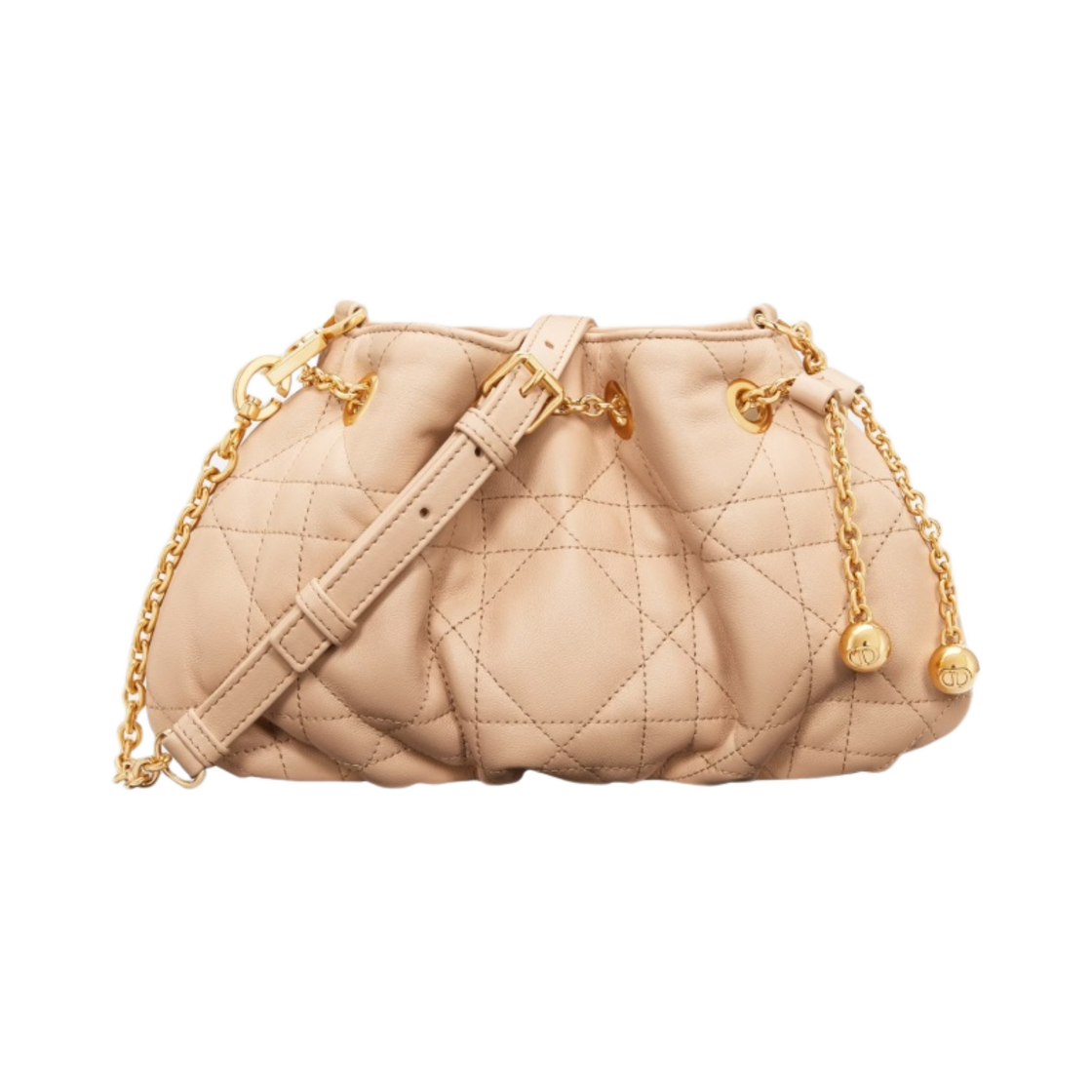 디올 스몰 디올 암미 백 서플 매크로까나쥬 램스킨 샌드 핑크(Dior Small Dior Ammi Bag Supple Macrocannage Lambskin Sand pink) - 1