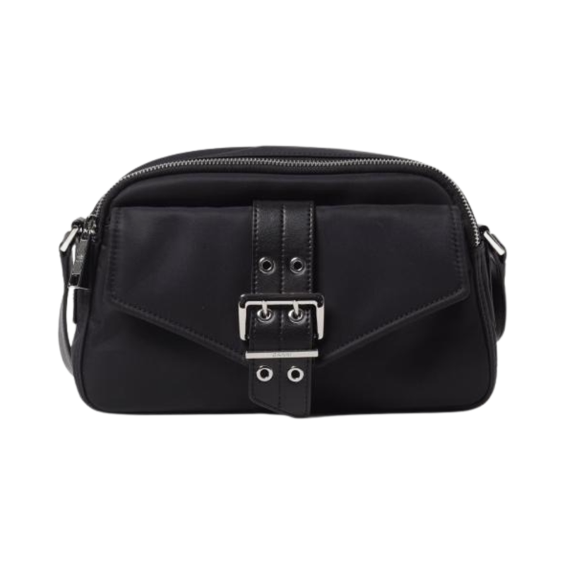 A6370-099 Ganni Bucky Camera Shoulder Bag Black