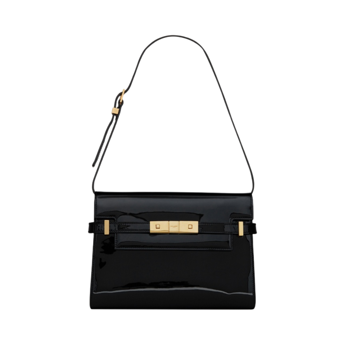 생로랑 맨하탄 스몰 숄더백 페이턴트 레더 블랙(Saint Laurent Manhattan Small Shoulder Bag In Patent Leather Black) - 1