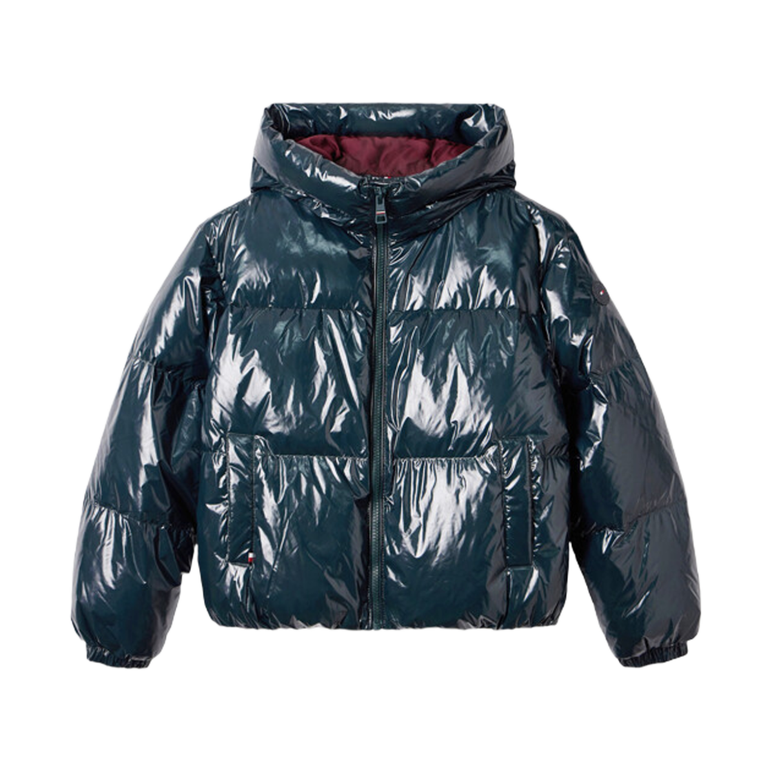 T22E7COT950WT1POM (W) Tommy Jeans New York Glossy Down Military Denim