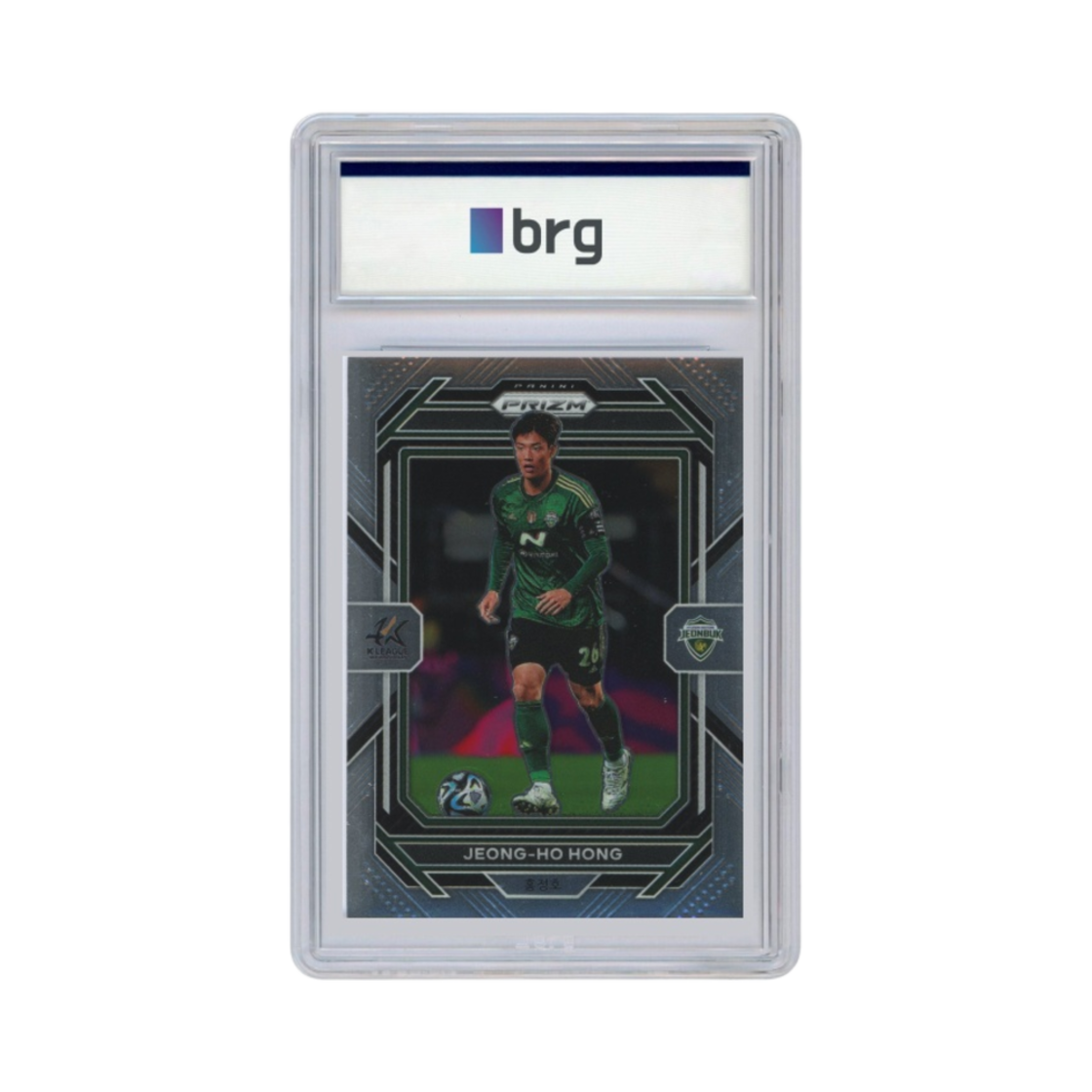 파니니 프리즘 K 리그 K 리그 1 #101 전북 현대 모터스 홍정호 베이스 축구 카드 2023(Panini Prizm K League K League 1 #101 Jeonbuk Hyundai Motors HongJeong Ho Base Soccer Card 2023)