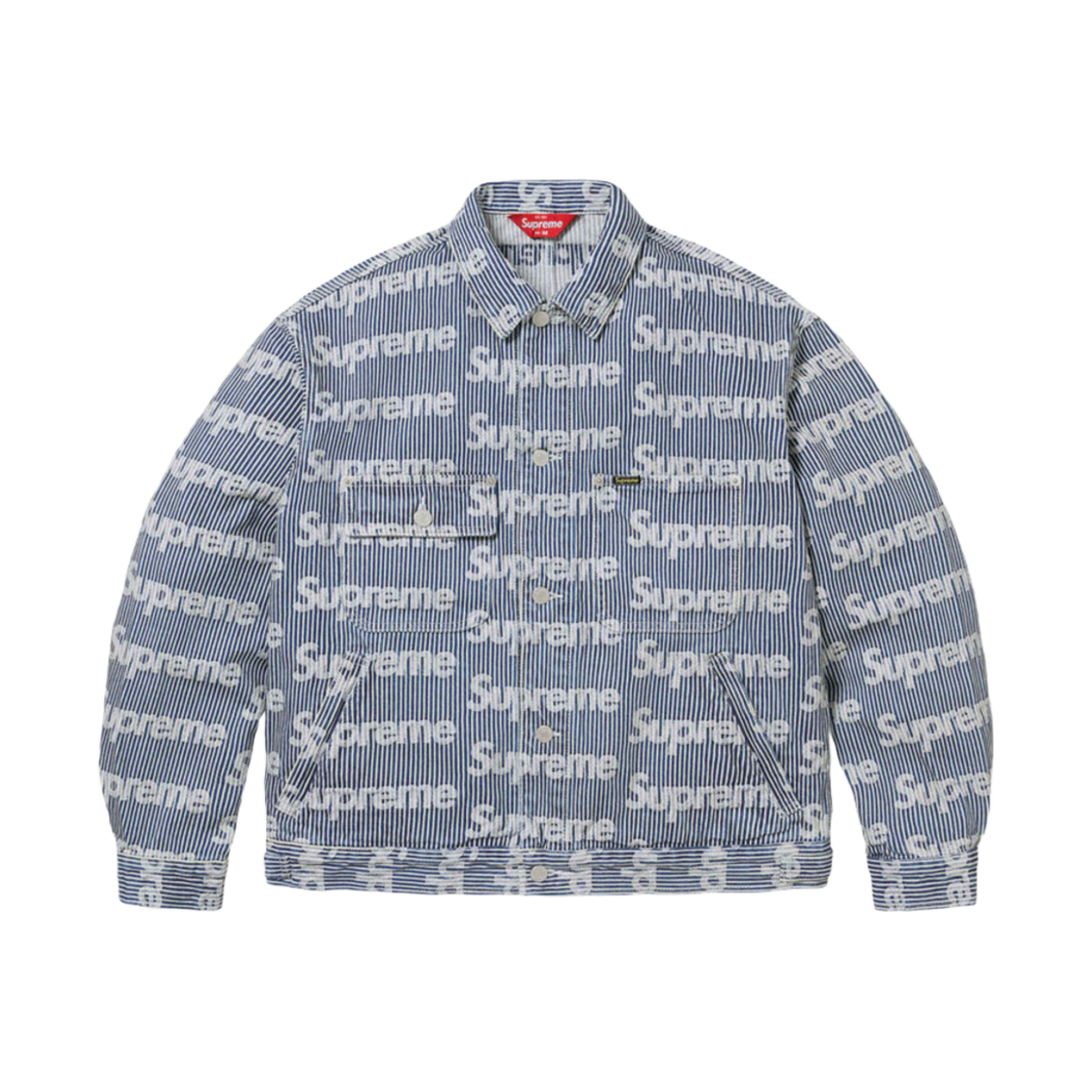 슈프림 데님 초어 트러커 자켓 스트라이프 - 24SS(Supreme Denim Chore Trucker Jacket Stripe - 24SS)