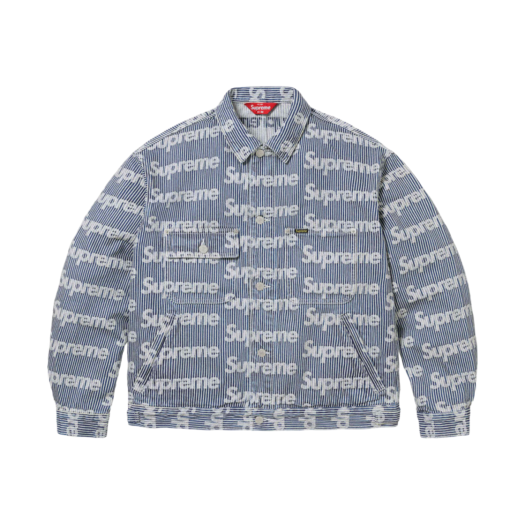 ジャケット・アウター Supreme Denim Chore Trucker Jacket Mint Supreme Denim Chore Trucker Jacket Black Mint Stripe 3colors