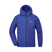 Montbell Wind Blast Hooded Jacket Blue