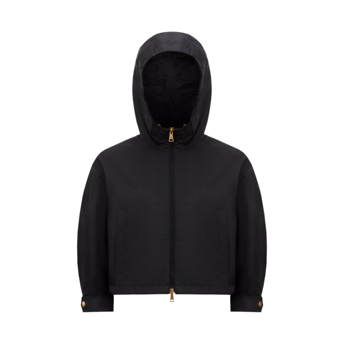 (W) 몽클레르 비질레 후드 레인 자켓 블랙 - 25SS((W) Moncler Vizille Hooded Rain Jacket Black - 25SS) - 1