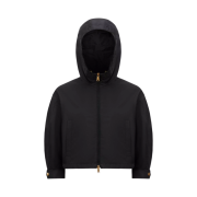 (W) Moncler Vizille Hooded Rain Jacket Black - 25SS