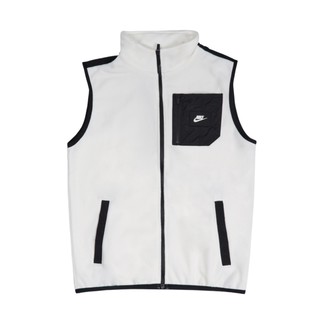 나이키 NSW 써마핏 폴라 플리스 베스트 세일 블랙(Nike NSW Therma-Fit Polar Fleece Vest Sail Black) - 1