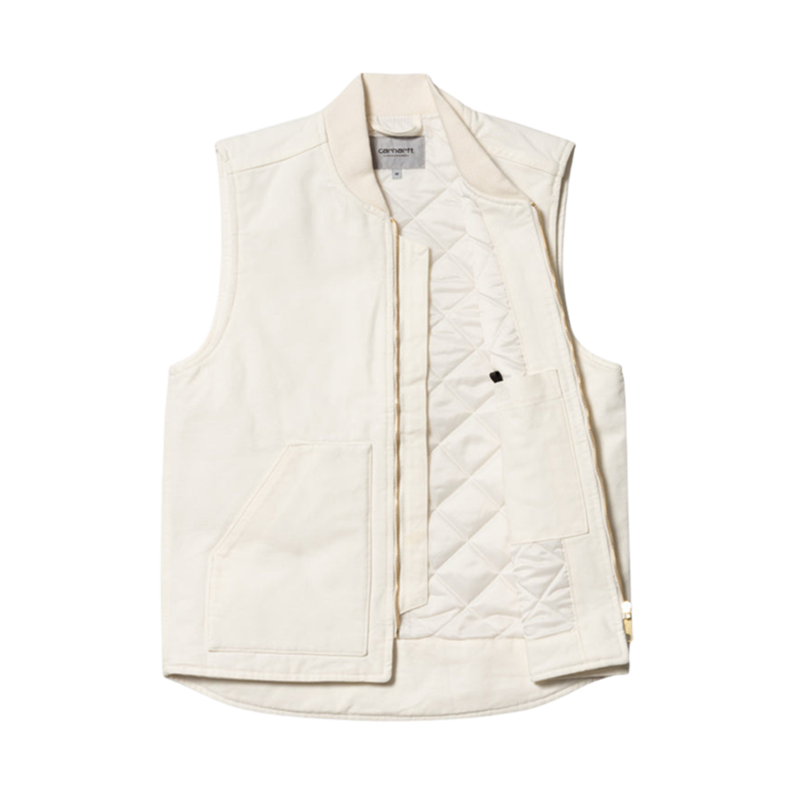 칼하트 WIP 언라인드 디어본 캔버스 베스트 왁스 - 스프링(Carhartt WIP Unlined Dearborn Canvas Vest Wax - Spring) - 2
