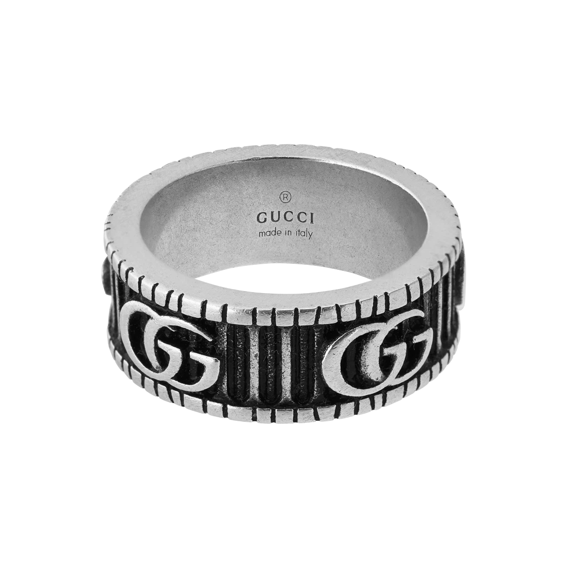 Gucci Gucci Ring with Double G Silver · 10