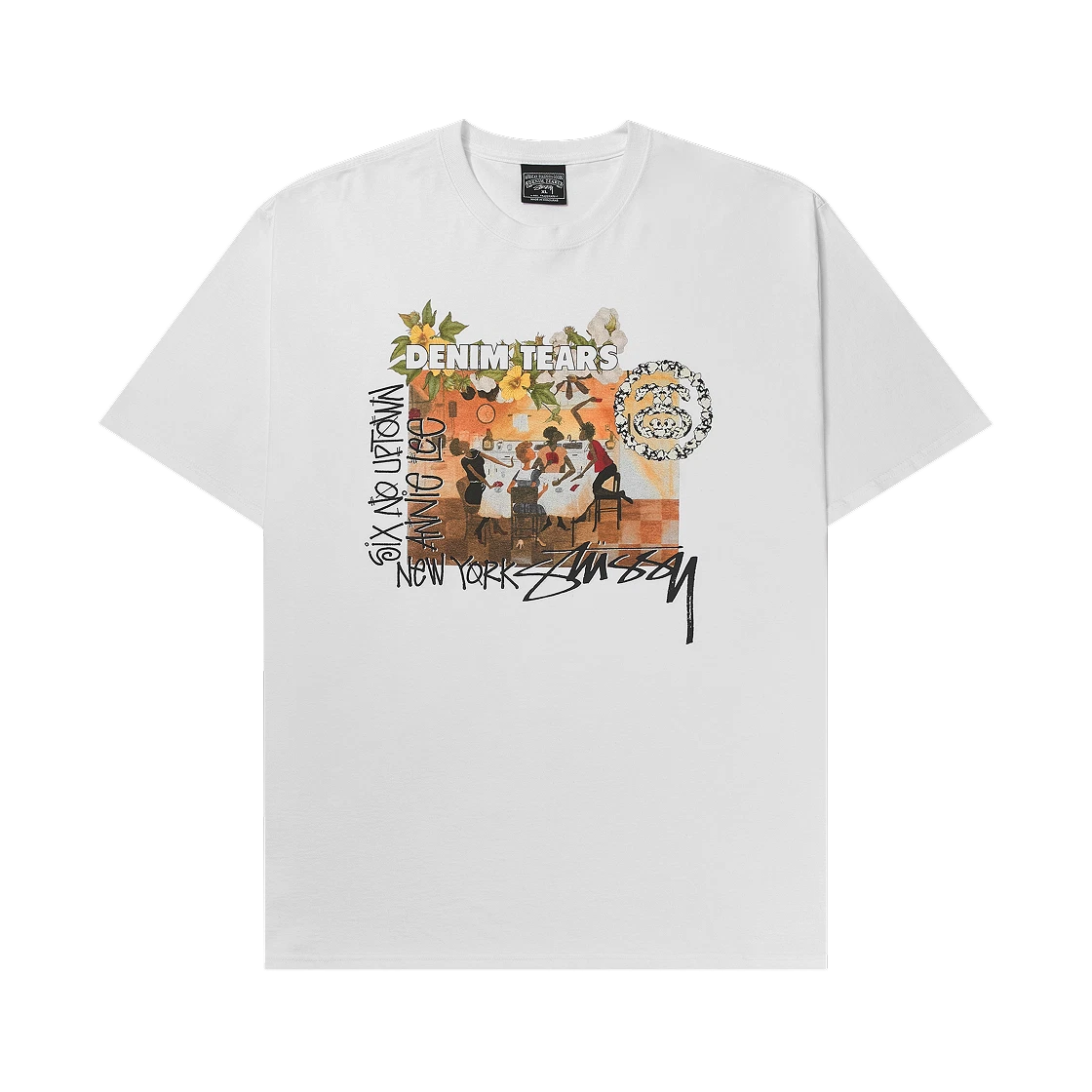 Stussy Stussy x Denim Tears Annie Lee T-Shirt White · L