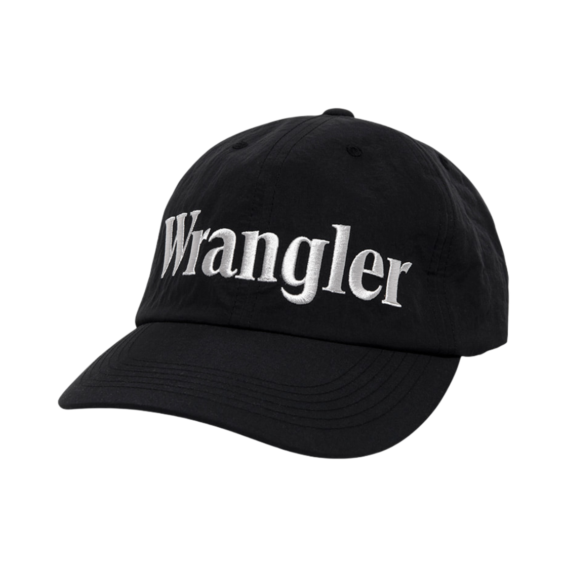 WR2501CA04BK Wrangler Nylon Typo Cap Black