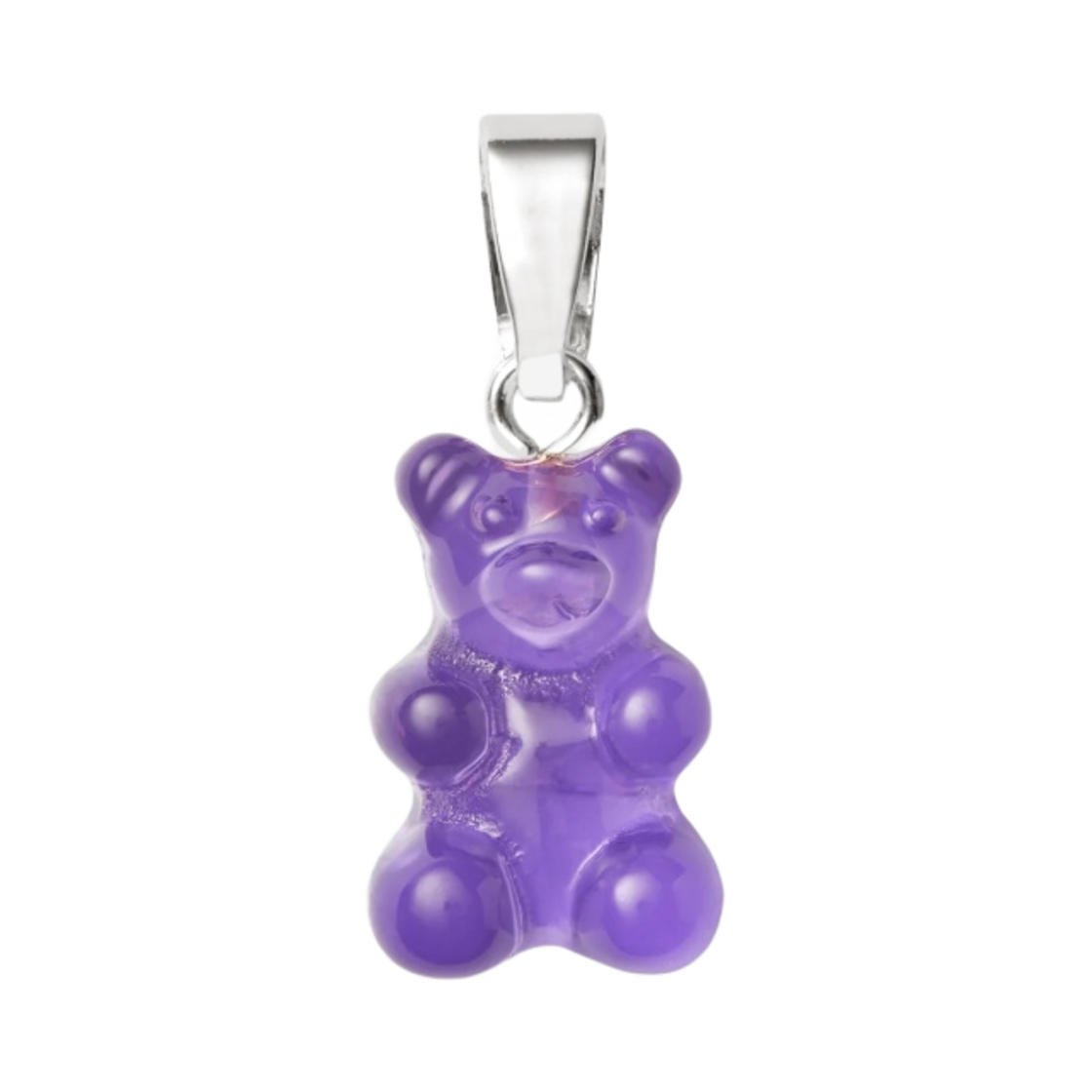 크리스탈 헤이즈 노스텔지아 베어 클래식 커넥터 실버 플럼(Crystal Haze Nostalgia Bear with Classic Connector Silver Plum) - 2