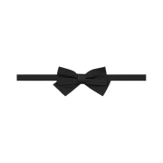 (W) Dior Bow Tie Black Silk