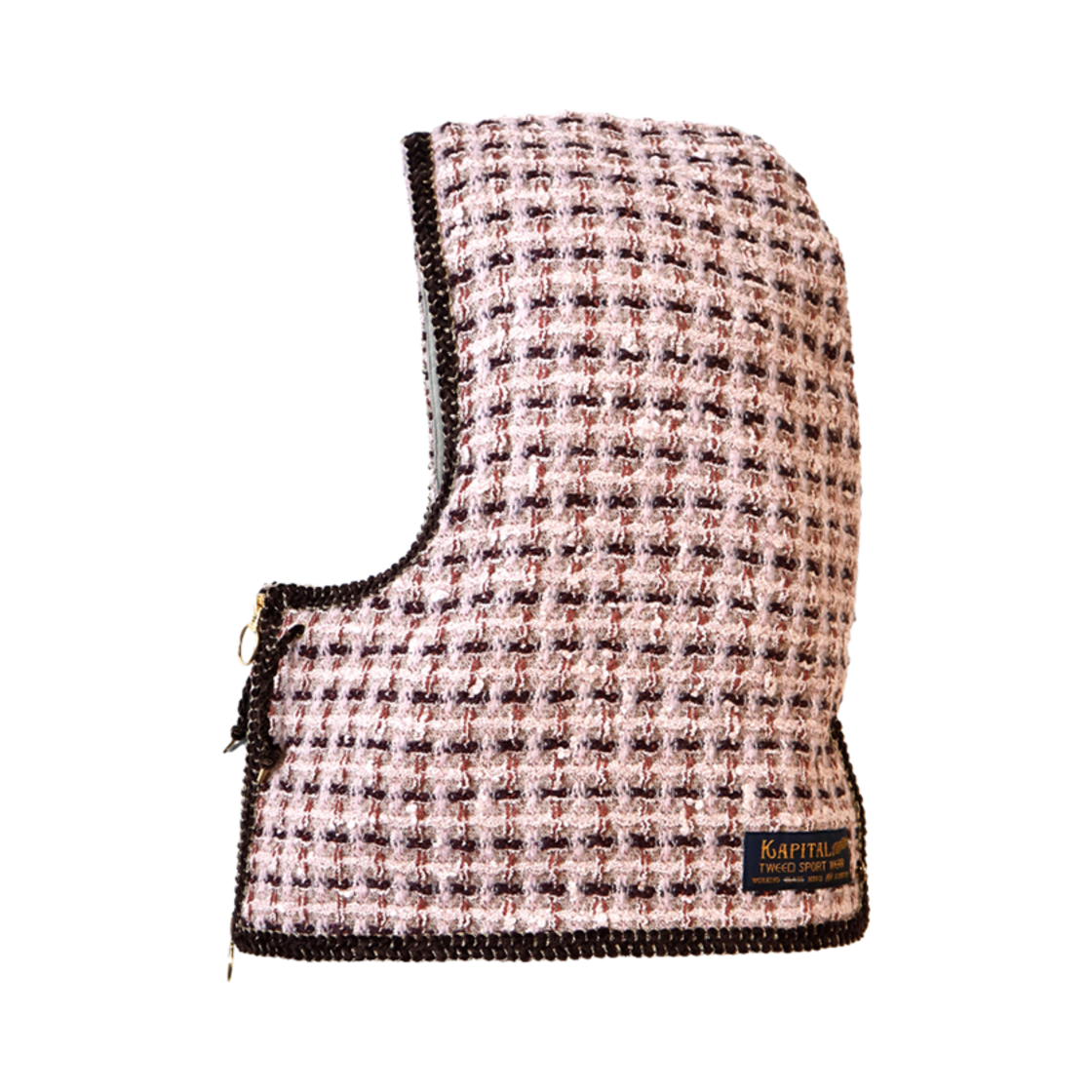 캐피탈 팬시 트위드 바라클라바 핑크(Kapital Fancy Tweed Balaclava Pink) - 2