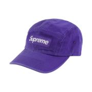 Supreme Washed Chino Twill Camp Cap Purple - 23SS
