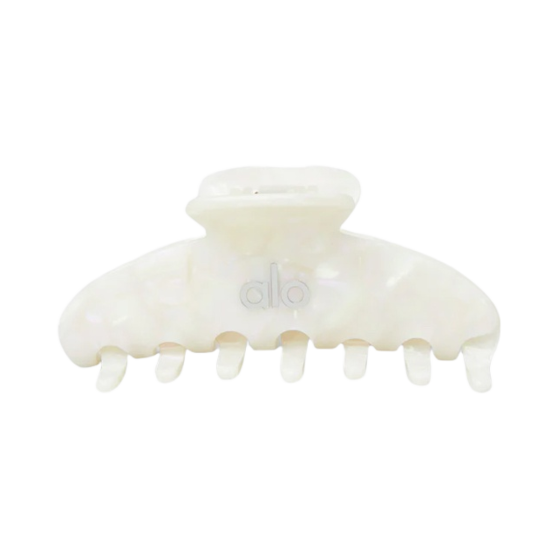 A0286W (W) Alo Yoga 90's Claw Clip White Pearl