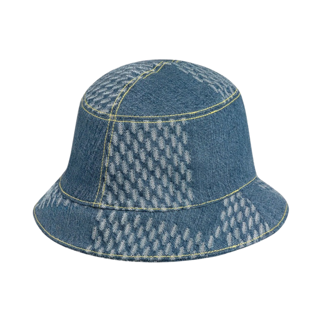 루이비통 x 니고 자이언트 다미에 웨이브 모노그램 선 햇 데님 블루(Louis Vuitton x Nigo Giant Damier Wave Monogram Sun Hat Denim Blue) - 2