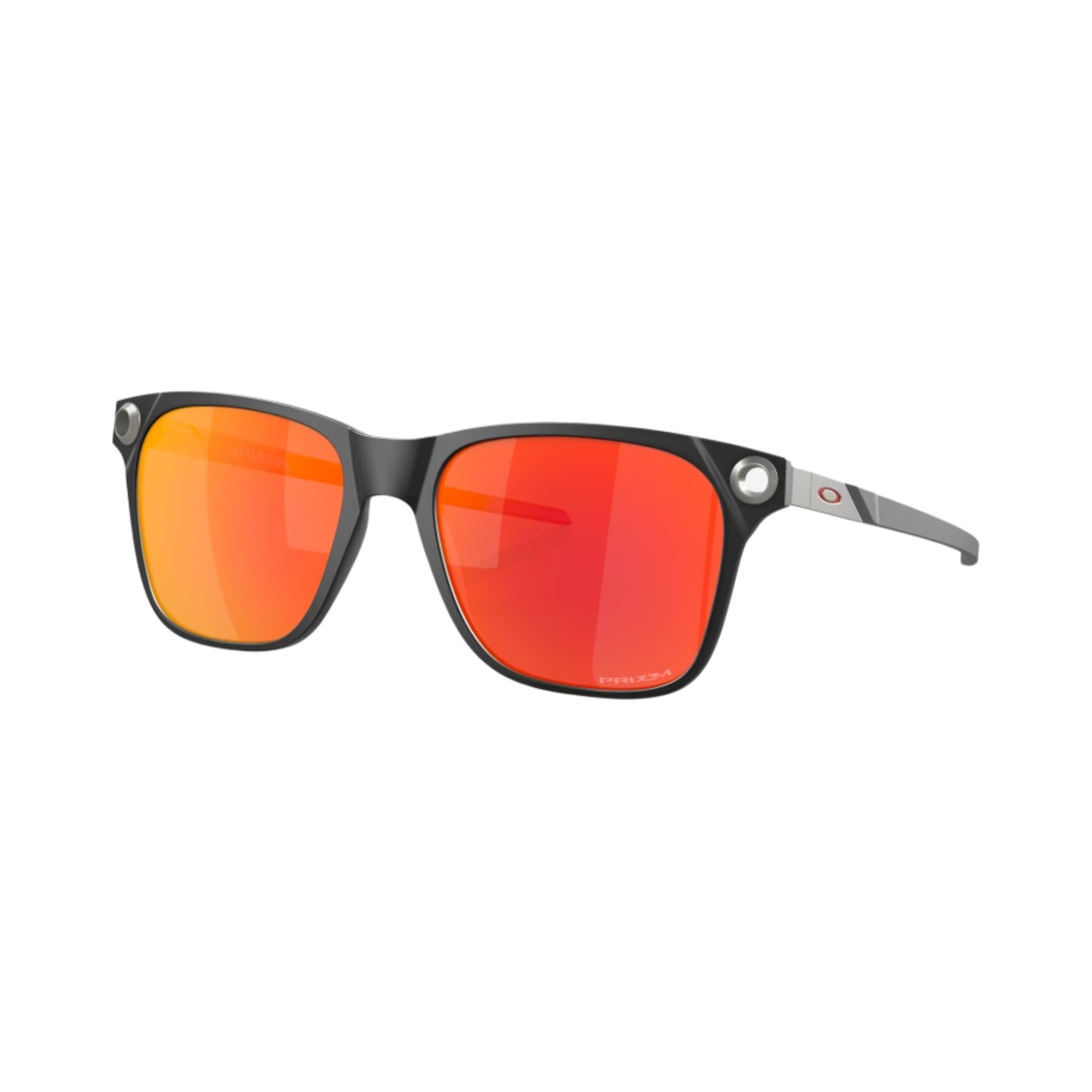 오클리 에퍼리션 사틴 블랙 잉크 프레임 프리즘 루비 렌즈 하이 브릿지 핏(Oakley Apparition Satin Black Ink Frame Prizm Ruby Lenses High Bridge Fit) - 1