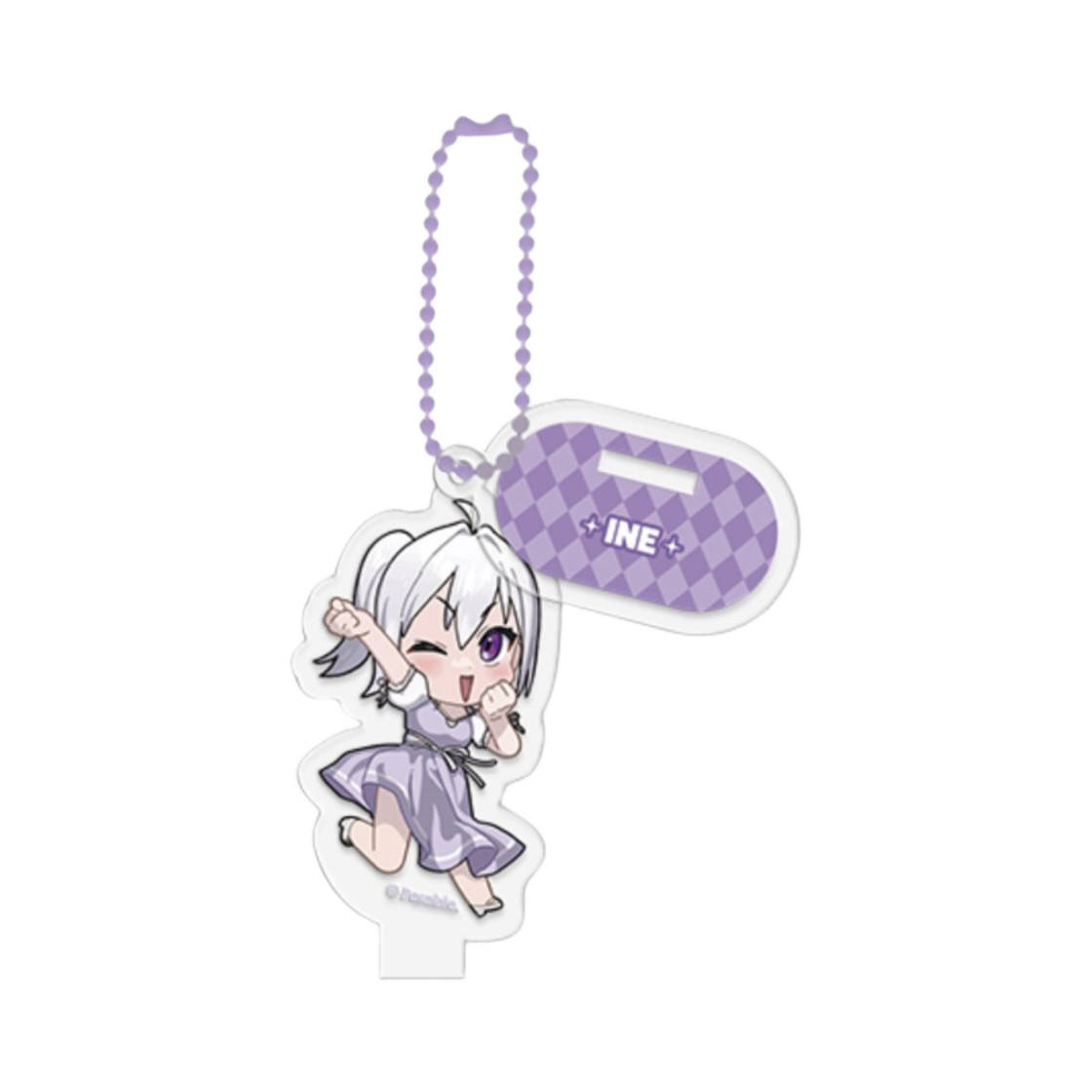 - Woowakgood Isegye Festival Acrylic Keyring Ine