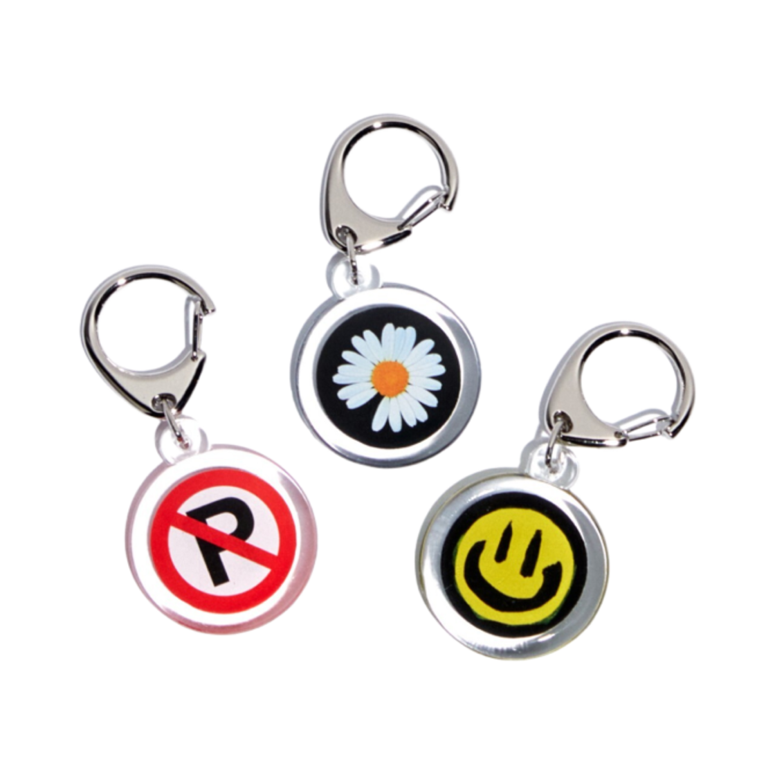 피스마이너스원 키링 #1 멀티 (3개 세트)(Peaceminusone Key Ring #1 Multi (Set of 3))