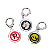 Peaceminusone Key Ring #1 Multi (Set of 3)