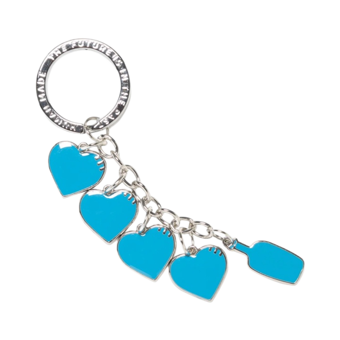 휴먼 메이드 x 블루 보틀 커피 키 참 블루