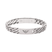 (W) Emporio Armani Sterling Silver Bracelet Silver