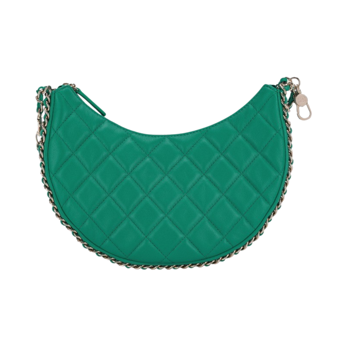 샤넬 스몰 호보 백 램스킨 & 샤이니 라이트 골드 메탈 그린(Chanel Small Hobo Bag Lambskin & Shiny Light Gold Green) - 2