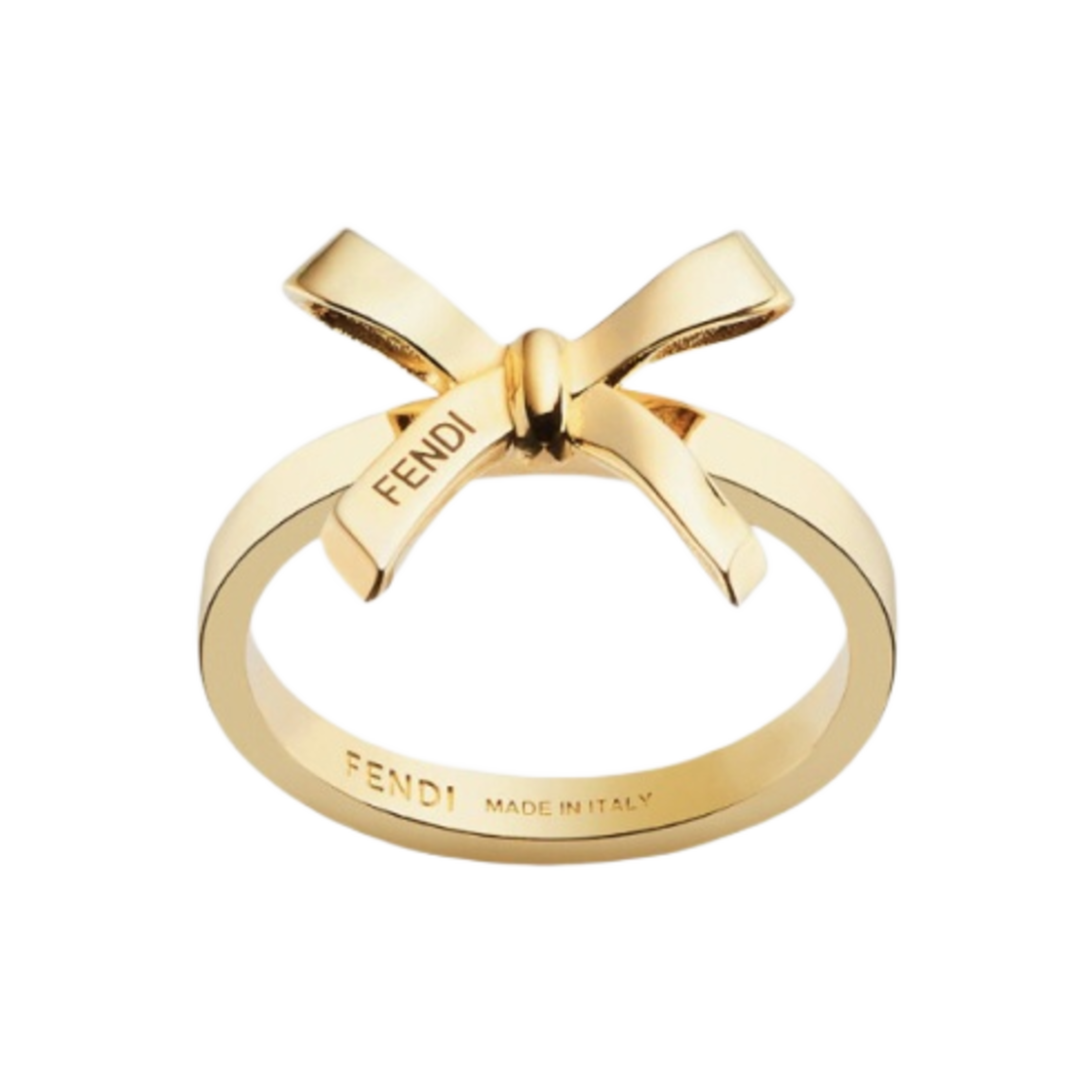 (W) 펜디 보우 링 골드((W) Fendi Bow Ring Gold) - 1