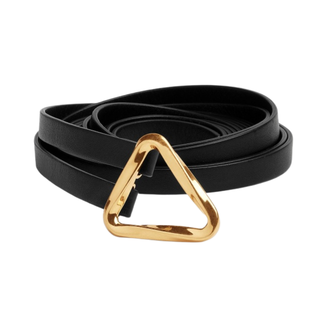 (W) 보테가 베네타 그래스프 벨트 블랙((W) Bottega Veneta Grasp Belt Black) - 1
